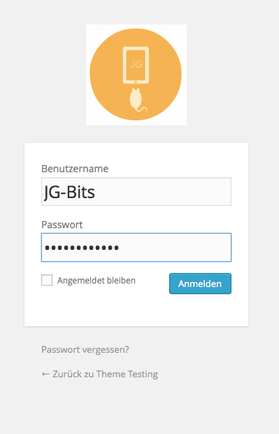 wordpress firmenlogo favicon generator login responsive webdesign
