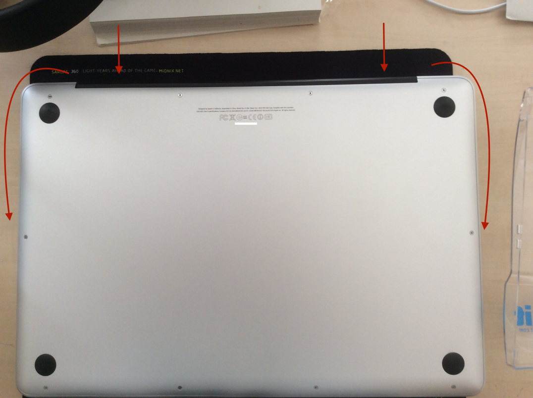 macbook unibody backplate entfernen