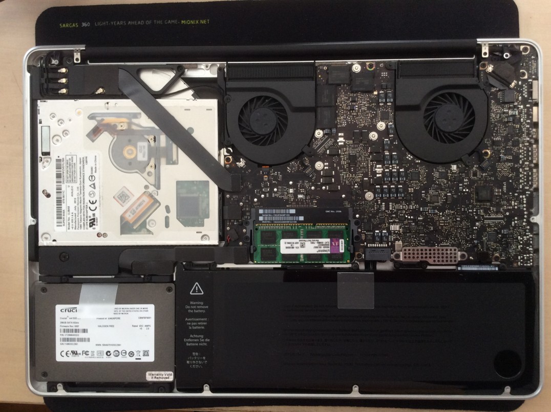macbook unibody innenleben logicboard